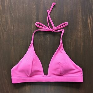 Victoria's Secret Bikini Triangle Top Hot Pink Unworn